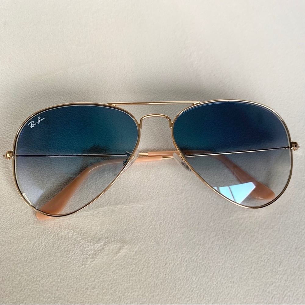 Ray Ban Blue Gradient Aviators